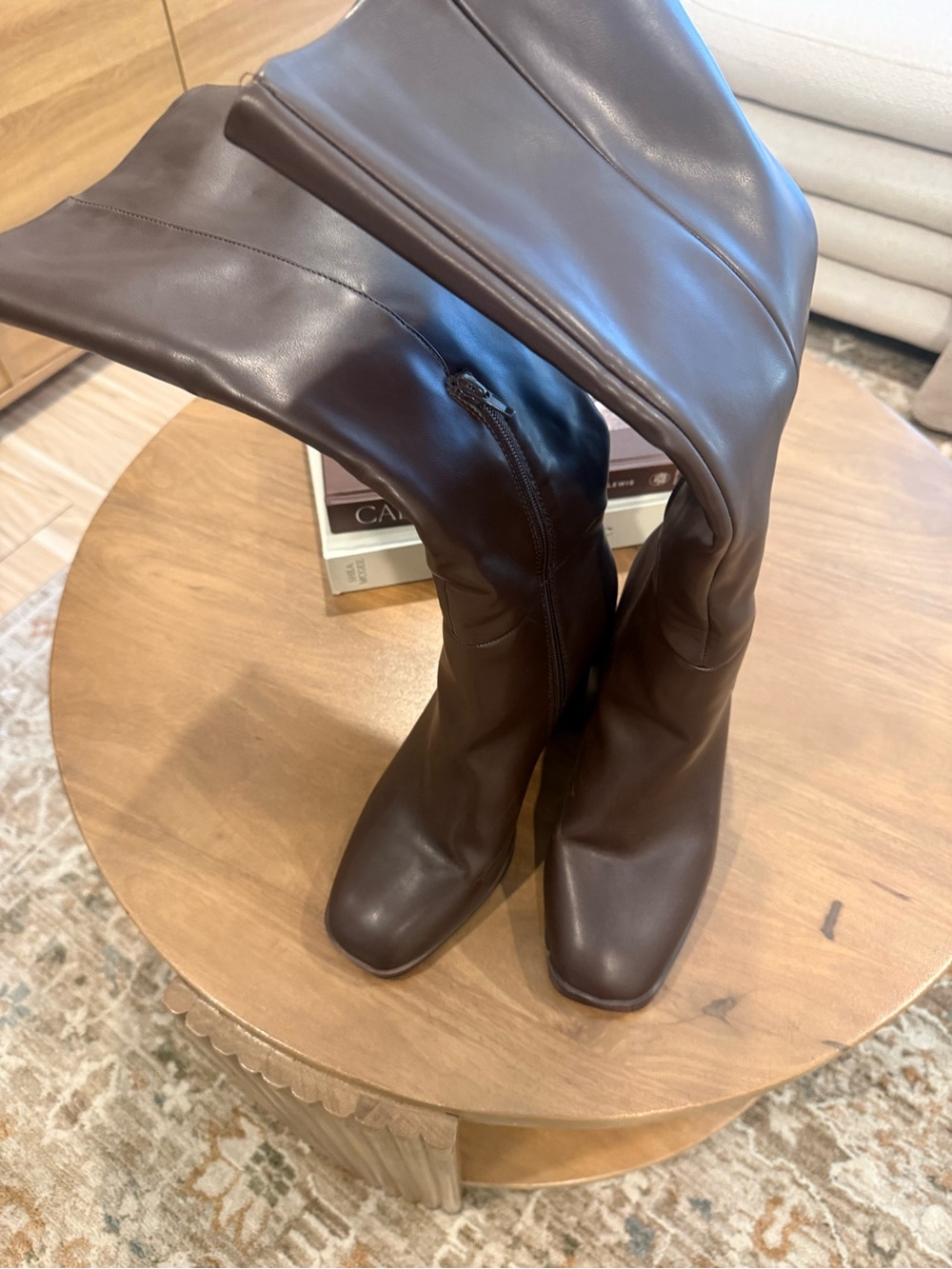 Classic Brown Women's Knee-High Boot 9